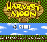 Harvest Moon GB (Europe) Title Screen